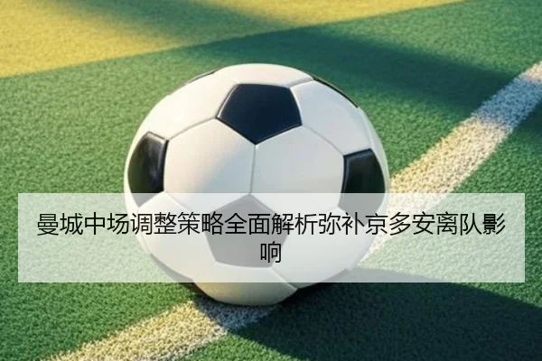 曼城中场调整策略全面解析弥补京多安离队影响